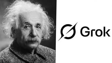 Grok Solves Einstein’s Blackboard Error: Elon Musk’s Reacts to Grok’s ‘Edit Image’ Feature Helping User To Correct Calculation Mistake of Albert Einstein