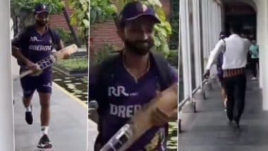 IPL 2025: Viral Video Shows KKR Captain Ajinkya Rahane Running As Team Bus Left Without Him On Board