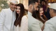 Aishwarya Rai Bachchan-Abhishek Bachchan Twin in White at Ashutosh Gowariker’s Son Konark Gowariker and Niyati Kanakia’s Wedding Reception (See Viral Pics)