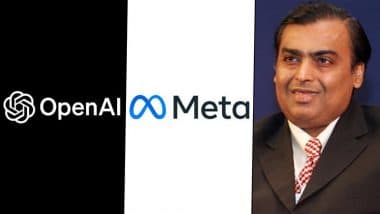 OpenAI, Meta Partnership With Reliance: Mukesh Ambani’s Conglomerate Discussing ChatGPT Price Reduction, AI and Data Centre Collaboration in India, Say Reports