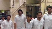 Eid 2025: Aamir Khan Shares Warm Hugs With Sons Junaid Khan and Azad Rao Khan (Watch Video)