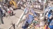 Karnataka Building Collapse: 3 Killed, 2 Injured As Commercial Building Collapses in Hassan; Rescue Operations Underway (Watch Video)