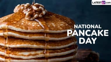 National Pancake Day 2025: How To Make Black Sesame Seeds Pancakes? Step-by-Step Recipe Video To Prepare This Healthy Breakfast