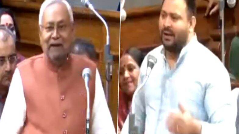 Nitish Kumar Gets Into Verbal Exchange With Tejashwi Yadav in Bihar Assembly