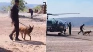 Telangana Tunnel Collapse: Kerala's Cadaver Dogs, Robotic Experts Deployed to Trace Trapped Workers at SLBC Tunnel Site (Watch Videos)