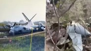 IAF AN-32 Plane &lsquo;Incident&rsquo; in West Bengal: Indian Air Force&rsquo;s Transport Aircraft Crash Lands in Bagdogra After Jaguar Jet Crashes in Haryana, Crew Safe (See Pic and Videos)