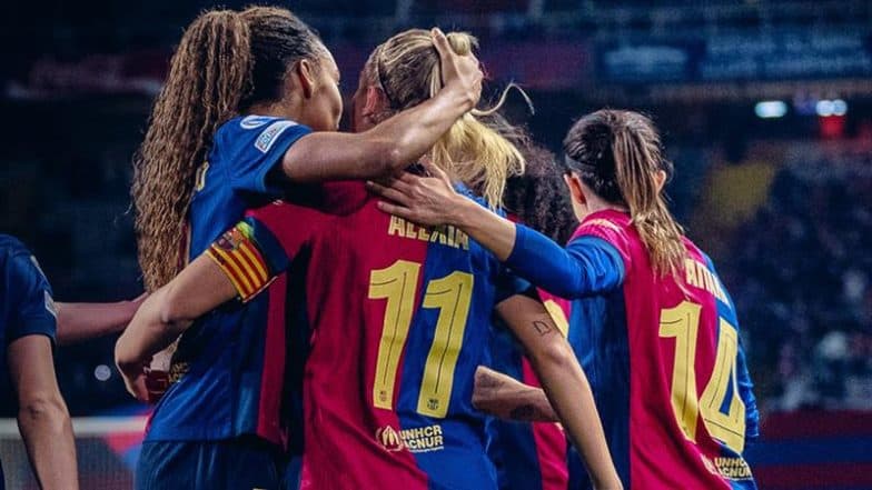 Wolfsburg vs Barcelona, UEFA Women’s Champions League 2024–25 Live Streaming Online & Match Time in India: How To Watch UCL First Leg Quarterfinal Live Telecast on TV & Football Score Updates in IST?