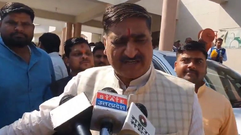‘Jo Marpeet Karega, Usko Upar Pahucha Denge’: BJP MP Satish Gautam Backs AMU Students Seeking Permission for Holi Event (Watch Video)