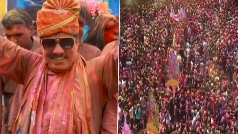 Rang Panchami 2025: Madhya Pradesh CM Mohan Yadav Extends Greetings to People; Participates in Decades-Old Tradition of Ger in Indore (Watch Video)