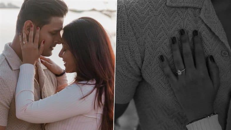 ‘Splitsvilla X3’ Winner Jay Dudhane Announces Engagement With Girlfriend Harshala Patil, Shares Dreamy Photos From Ceremony (See Pics)