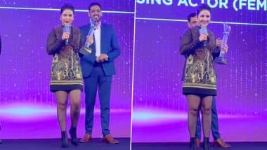 Hina Khan Wins Award for EPIC ON’s ‘Griha Laxmi’ at OTTPlay Awards 2025, Actress Proudly Flaunts Her Real Hair Amid Cancer Battle (Watch Video)