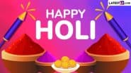 Choti Holi 2025 Wishes, Images and Holika Dahan HD Wallpapers: Celebrate the Joyous Festival With These Messages, Quotes, Greetings and Pictures