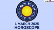 1 March 2025 Horoscope: What Is the Zodiac Sign of People Celebrating Birthday Today? Know the Sun Sign, Lucky Colour and Number Prediction