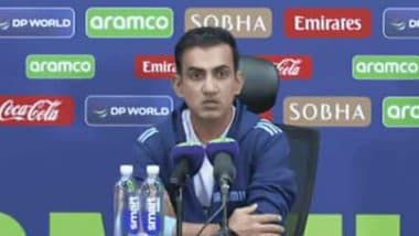 Gautam Gambhir Rubbishes Undue Advantage Talks After India's Four-Wicket Win Over Australia in ICC Champions Trophy 2025 Semis, Says ‘It’s As Neutral a Venue for Us As It’s for Any Other Team’