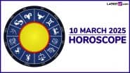 10 March 2025 Horoscope: What Is the Zodiac Sign of People Celebrating Birthday Today? Know the Sun Sign, Lucky Colour and Number Prediction