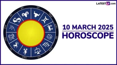 10 March 2025 Horoscope: What Is the Zodiac Sign of People Celebrating Birthday Today? Know the Sun Sign, Lucky Colour and Number Prediction