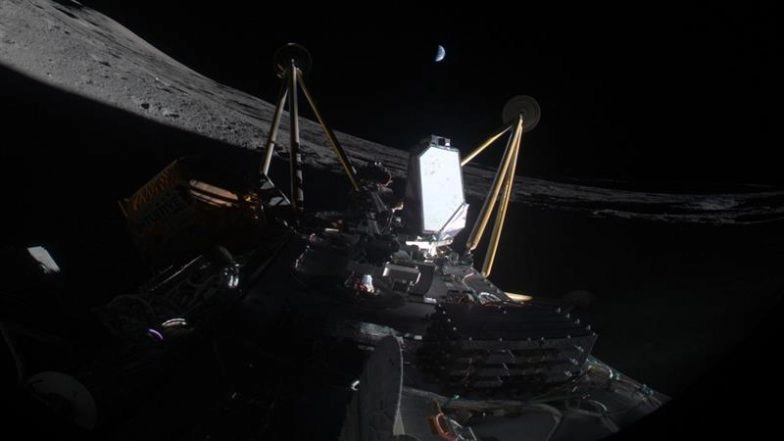 US Intuitive Machines’ Lunar Lander Ends Mission After Tipping Over on Moon