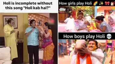 Jethalal Funny Memes for Holi 2025: Iconic TMKOC One-Liners, Rangwali Holi Meme Templates, Daya-Jethalal Images and Hilarious Instagram Reels Take Over the Festival of Colours