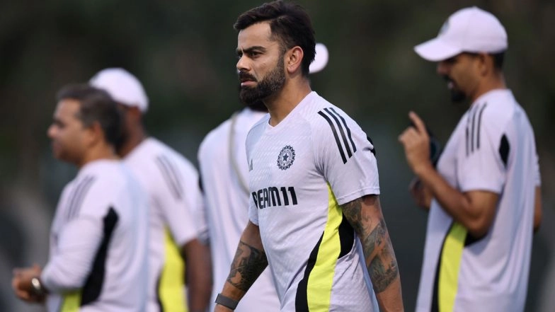 India Batters Polish Their Skills Against Spin at Nets Ahead of Battle Against Mitchell Santner