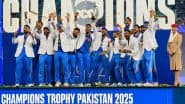 Rohit Sharma Shares Pic of Celebrating India's Epic ICC Champions Trophy 2025 Title Win With Teammates (See Instagram Post)