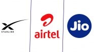 Starlink&rsquo;s Satellite Broadband Services Unlikely To Pose Major Threat to Reliance Jio and Bharti Airtel in India: Report