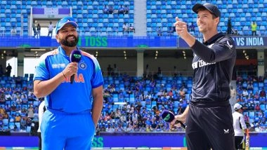 Rohit Sharma Attains Unwanted Captaincy Record, Loses 10th Consecutive Toss in ODIs During IND vs NZ ICC Champions Trophy 2025 Match