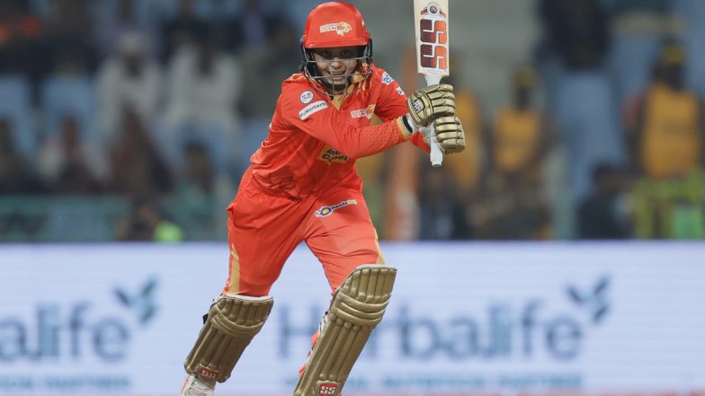 WPL 2025: Harleen Deol’s Hard-Hitting Knock Outshines Meg Lanning As Gujarat Giants Beat Delhi Capitals by Five Wickets