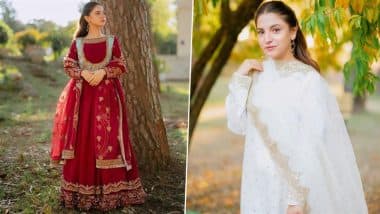 Eid 2025 Pakistani Suits for Women: Let Dananeer Mobeen, ‘Meem Se Mohabbat’ Actress Inspire You To Ace the Traditional Style Game on Eid al-Fitr (See Pictures)