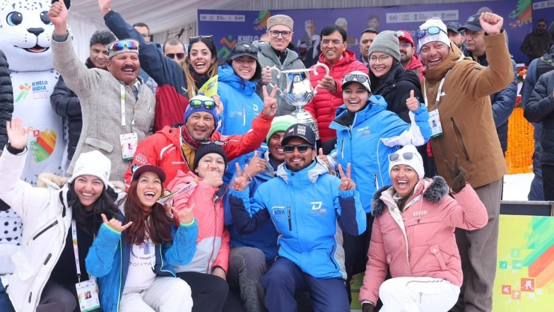 Indian Army Retains Khelo India Winter Games Title, Union Minister of Sports Dr Mansukh Mandaviya Says ‘Gulmarg To Be Made Winter Sports Hub’ Following KIWG 2025