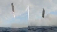 Elon Musk Shares Past Video Clip of SpaceX Starship&rsquo;s Water Landing Ahead of Flight 8 Test (Watch Video)