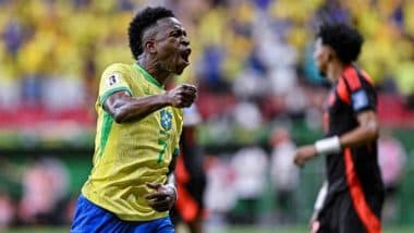 Brazil 2-1 Colombia FIFA World Cup 2026 Qualifiers: Late Vinicius Junior Goal Helps Selecao Edge Past Los Cafeteros