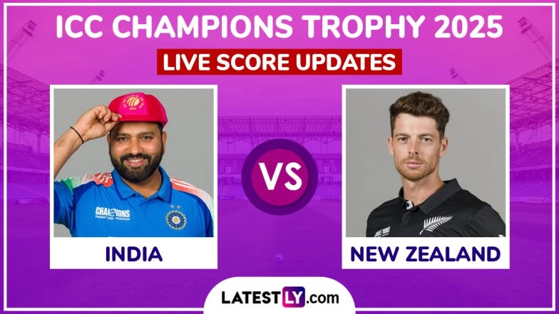 India National Cricket Team vs New Zealand National Cricket Team Champions Trophy 2025 Highlights