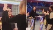 Times Now Navbharat Fight: Viral Video Shows Fiery Confrontation Between Woman Anchor and Guest During TV Debate, Netizens Say 'Gutter-Level Journalism' Being Done for TRP