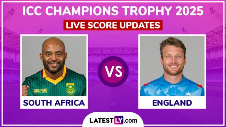 SA Win By 7 Wickets | South Africa vs England Highlights of ICC Champions Trophy 2025: Proteas Qualify For Semifinal With Comfortable Win Over Three Lions