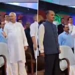 Nitish Kumar Seen Laughing and Talking During National Anthem in Viral Video; RJD, Congress Lash Out at Bihar CM