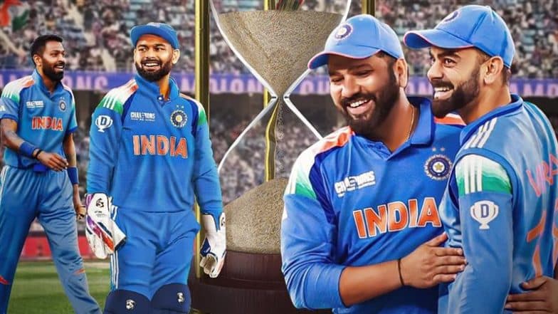 India vs New Zealand ICC Champions Trophy 2025 Final: Fans Troll IPL Team LSG As Franchise Replaces KL Rahul by Rishabh Pant in Poster Wishing Men in Blue for Summit Clash Against Kiwis