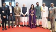 South Superstar Vijay Deverakonda, Along With Bollywood Actors Yami Gautam and Amit Sadh, Meet Prime Minister Narendra Modi at TV9 Summit in Delhi