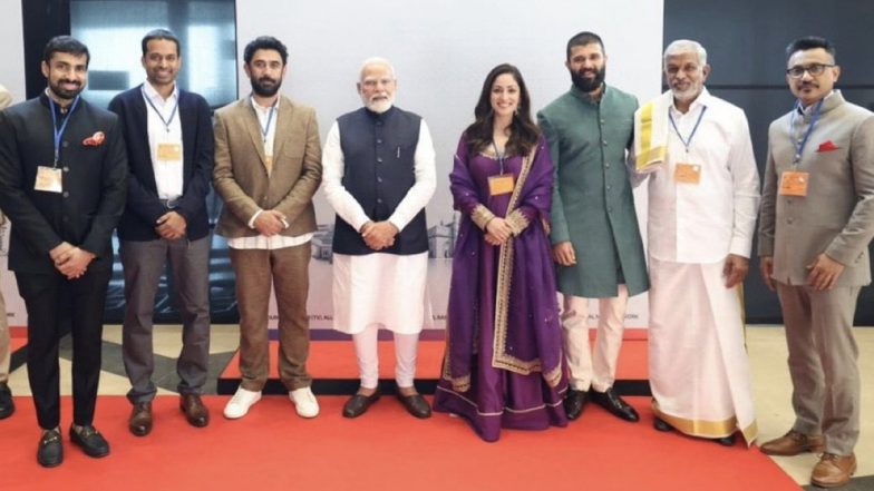 Vijay Deverakonda, Yami Gautam, Amit Sadh Meet Prime Minister Narendra Modi