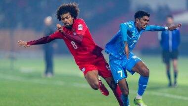 India 0-0 Bangladesh AFC Asian Cup 2027 Qualifiers: Blue Tigers Share Spoils With Neighbours in Closely-Fought Encounter