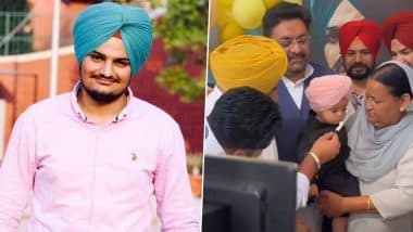 INSIDE Sidhu Moosewala’s Brother Shubhdeep Singh’s First Birthday Celebration; Jr Sidhu Cuts Cake With Family in Adorable Video – WATCH