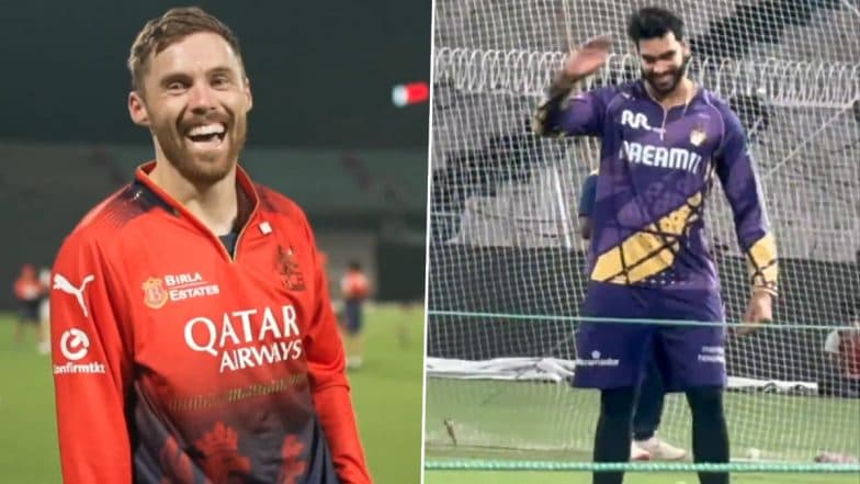 ‘Sorry, Venkatesh Iyer’, Phil Salt Engages in Fun Banter With Former Teammate Ahead of KKR vs RCB IPL 2025 Match (Watch Video)