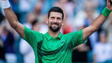 Miami Open 2025: Novak Djokovic Breaks Rafael Nadal’s Record for Most ATP Masters 1000 Match Wins