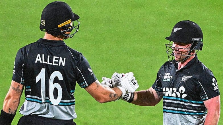 New Zealand Register Their Highest-Ever PowerPlay Score in T20I History, Black Caps Smash 92/0 During NZ vs PAK 5th T20I 2025