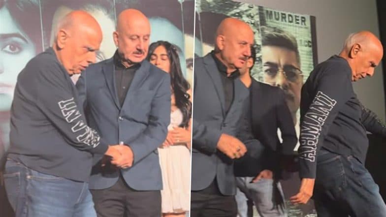 Did Anupam Kher Ask Mahesh Bhatt To Leave the Stage at ‘Tumko Meri Kasam’ Trailer Launch? Watch Viral Video To Know!