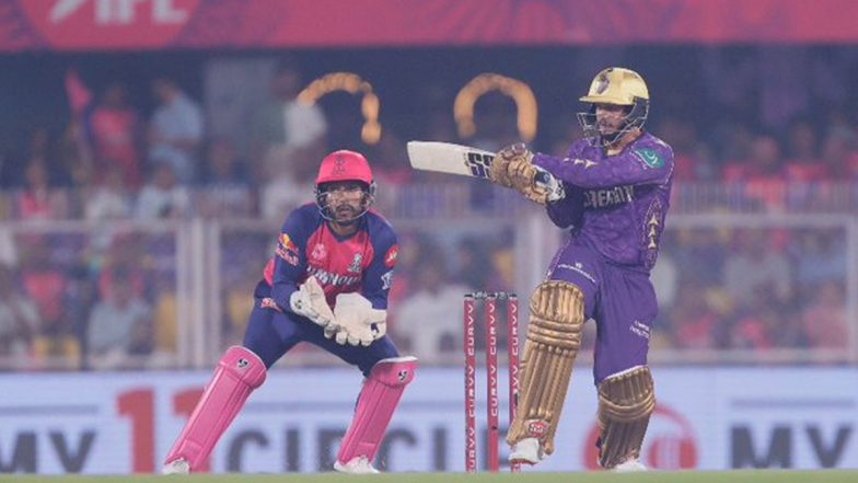 IPL 2025: Quinton de Kock’s Unbeaten Fifty Guides Kolkata Knight Riders to Victory Over Rajasthan Royals by Eight Wickets