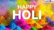 Holi 2025 Wishes for Girlfriend: Send Romantic Messages, Images, Love Quotes, HD Wallpapers, GIFs and Greetings To Celebrate the Festival of Colours