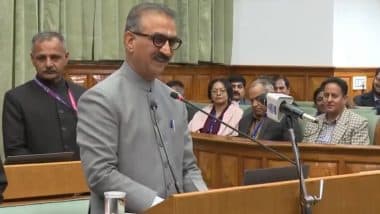 Himachal Pradesh Budget 2025: With Focus on Agrarian Economy, Healthcare, Job Creation, and Eco-Tourism, CM Sukhvinder Singh Sukhu Presents Deficit Budget of INR 58,514 Crore (Watch Video)