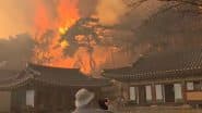 South Korea Wildfire: 1000-Year-Old Unramsa Temple Reduced to Ashes, Sacred Relics Saved (Watch Video)