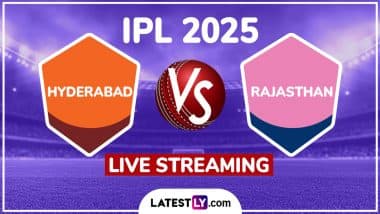 Sunrisers Hyderabad vs Rajasthan Royals IPL 2025 Free Live Streaming Online: How To Watch SRH vs RR Indian Premier League T20 Cricket Match Live Telecast on TV?