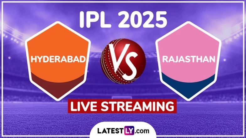 Where to Watch Sunrisers Hyderabad vs Rajasthan Royals IPL 2025 Match?